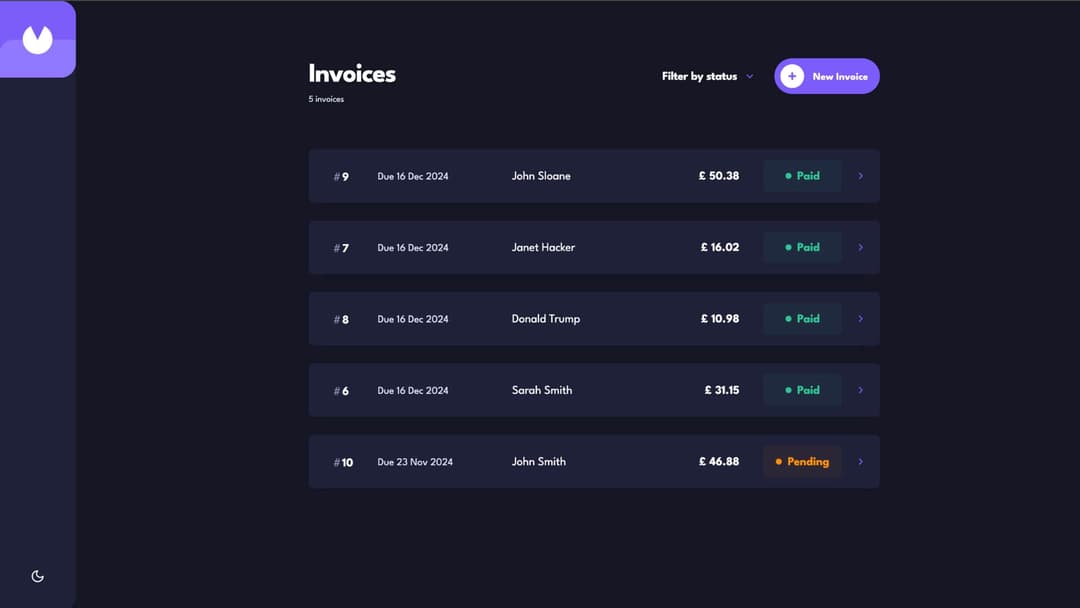 Invoice Tracker